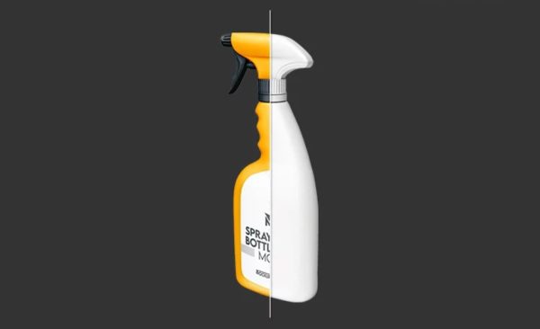Editable Spray Packaging Mockup
