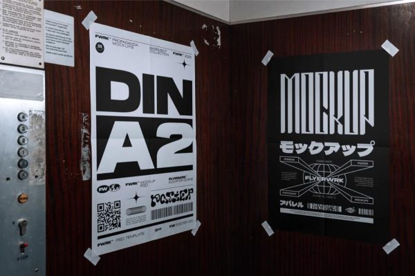 Editable Urban Poster Mockup