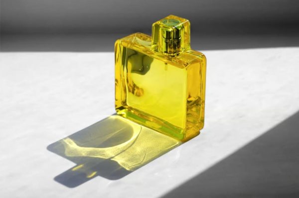 Empty Glass Perfume Branding Mockup