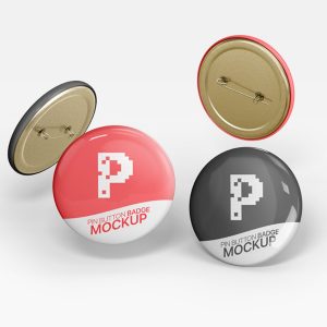 Floating Pin Mockup PSD
