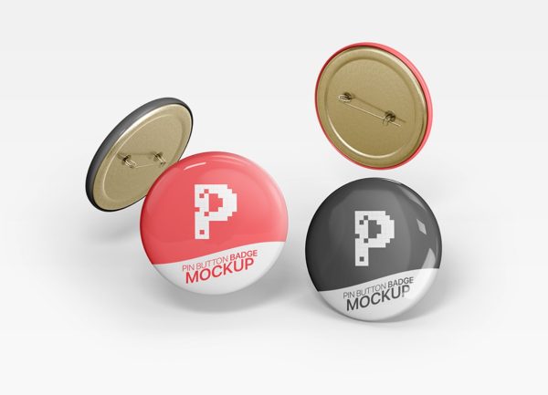 Floating Pin Mockup PSD
