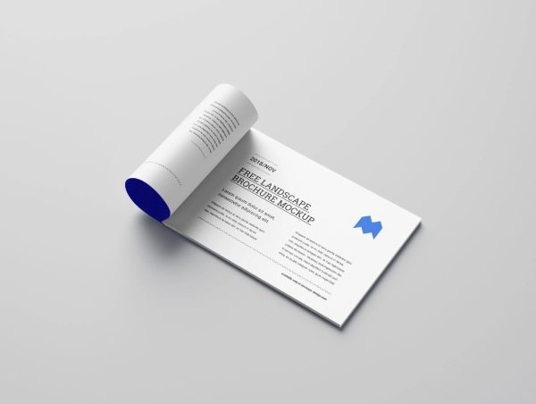 Folded Brochure Mockup Designs