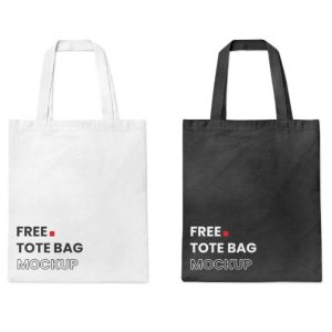 Free Cotton Tote Bag Mockup PSD