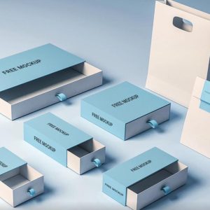 Free Sleeve Box Mockup PSD
