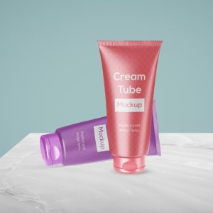 Free Standing Tube Mockup PSD