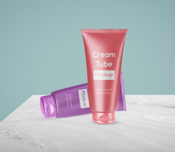 Free Standing Tube Mockup PSD
