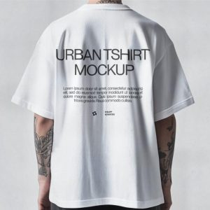 Free Urban T Shirt Mockup PSD