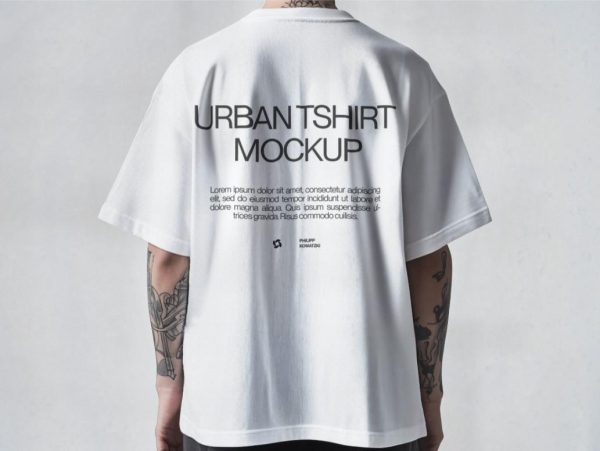 Free Urban T Shirt Mockup PSD