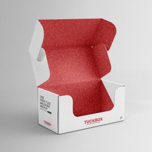 Front Tuck Mailer Box Mockup