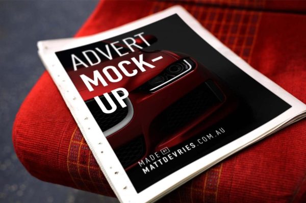 Full Page Newspaper Mockup