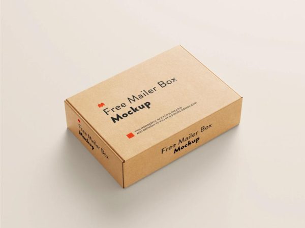Fully Editable Mailer Box Mockup