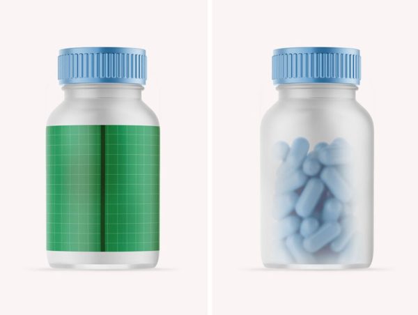 Fully Editable Pills Branding Mockup