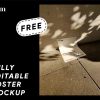 Fully Editable Street Poster Mockup