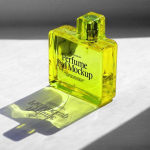 Glass Perfume Branding Mockup
