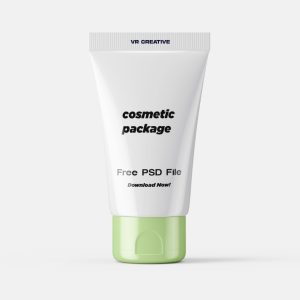 Glossy Cosmetics Packaging Mockup
