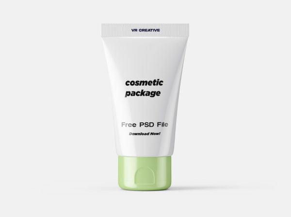 Glossy Cosmetics Packaging Mockup