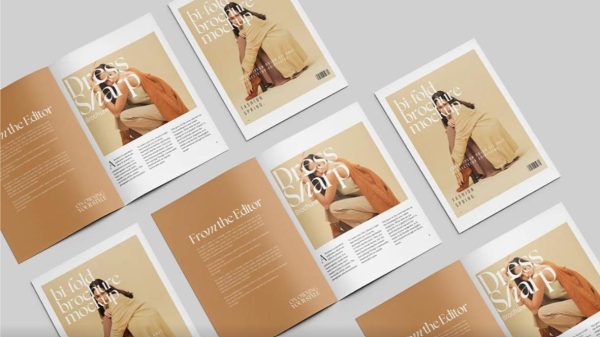 Grid of Brochure Mockups