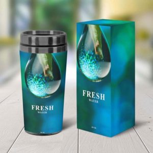 Gym Bottle Packaging Mockup
