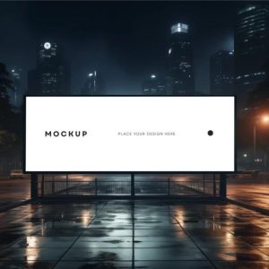High Quality Billboard Mockup