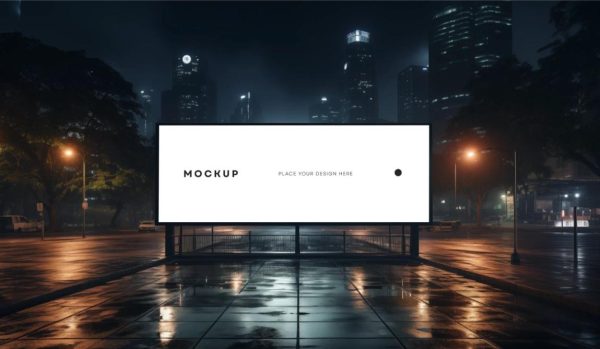 High Quality Billboard Mockup