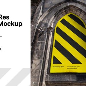 High Quality City Posters Mockup PSD (1)