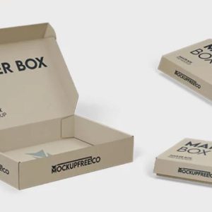 High Resolution Mailer Box Mockup