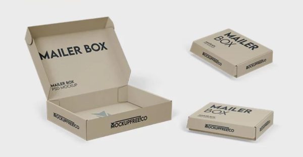 High Resolution Mailer Box Mockup