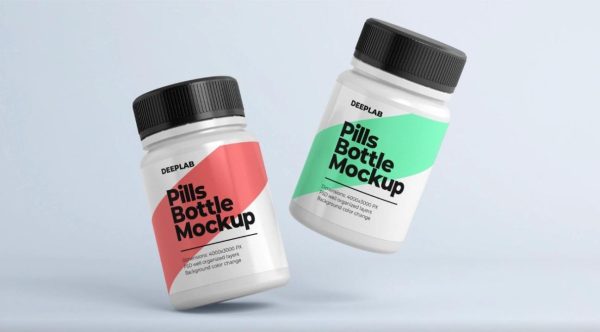 In Air Pills Branding Mockup