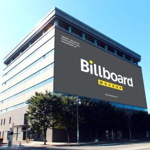 Large Advertising Billboard Mockup