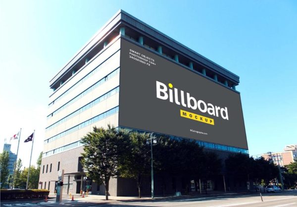 Large Advertising Billboard Mockup