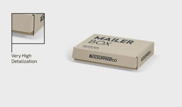 Mailer Box Branding Mockup