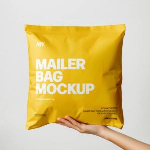 Mailer bag Mockup PSD
