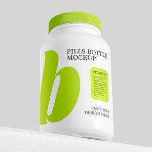 Matte Pills Branding Mockup