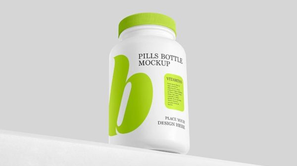 Matte Pills Branding Mockup