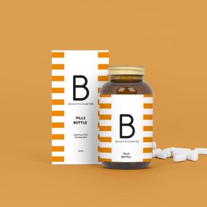 Medical Pills Bottle Mockup Set