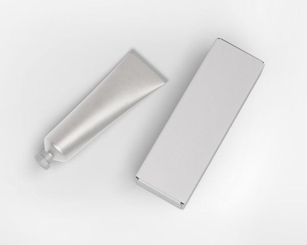 Metallic Tube Mockup PSD
