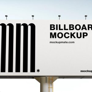 Minimal Billboard Sign Mockup