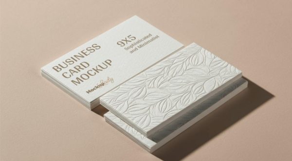 Minimal Business Card Mockup PSD