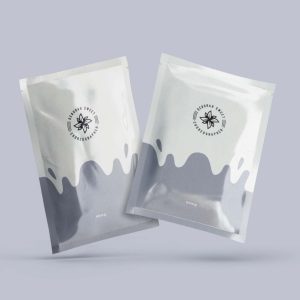 Minimal Sachet Branding Mockup