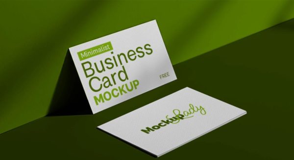 Minimalist Business Card Mockup PSD