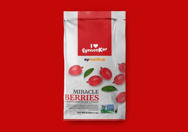 Oil Sachet Mockup PSD