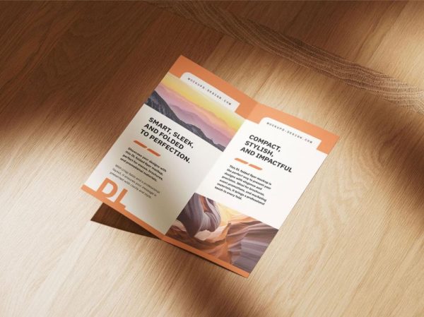 Open DL Flyer Mockup PSD