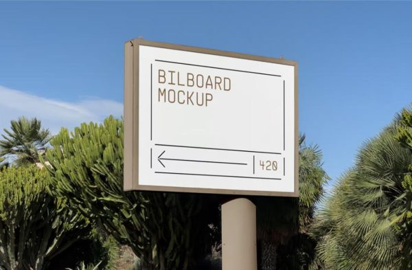 Outdoor Billboard Mockup PSD (1)