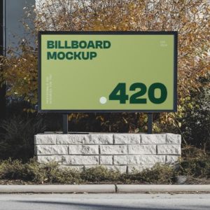 Outdoor Small Billboard Mockup Template (1)