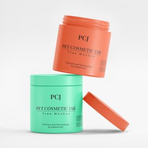 Pet Cosmetics Jar Mockup