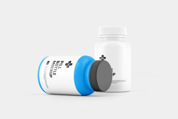 Pills Bottle Mockups Set