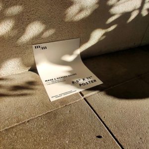 Poster on Urban Street Mockup