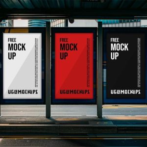 Professional Billboard Posters Mockup PSD
