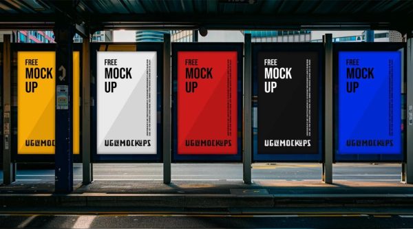 Professional Billboard Posters Mockup PSD