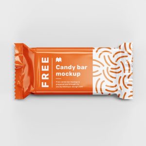 Professional Candy Branding Mockup PSD